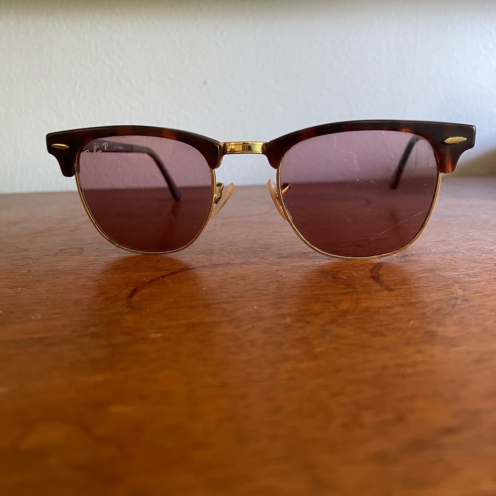 Rayban Clubmaster Polarized Used Sunglasses